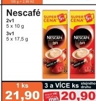 Kava instantni porcovana 2v1 nescafe