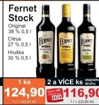 Liker bylinny fernet stock