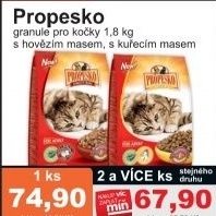 Granule pro kocky propesko
