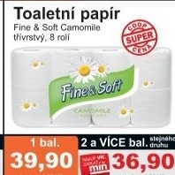 Toaletni papir 3vrstvy fine soft