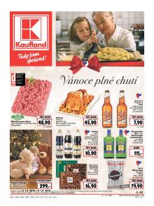akční leták Kaufland 3.12.2015-9.12.2015