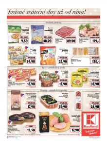 akční leták Kaufland 3.12.2015-9.12.2015
