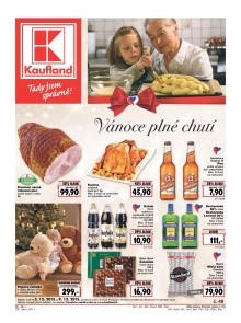 akční leták Kaufland 3.12.2015-9.12.2015