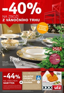 akční leták XXXLutz 7.12.2015-23.12.2015