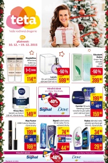 akční leták Teta drogerie 10.12.2015-19.12.2015