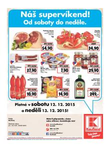 akční leták Kaufland 10.12.2015-16.12.2015