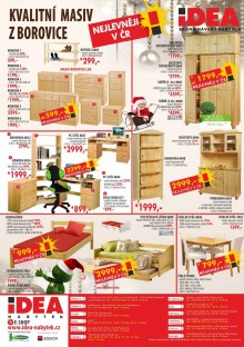 akční leták IDEA nábytek 15.12.2015-31.12.2015