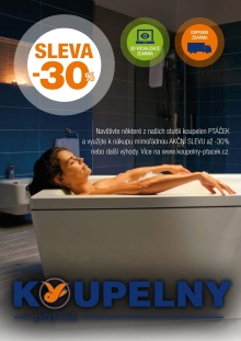 akční leták KOUPELNY Ptáček 8.12.2015-31.1.2016