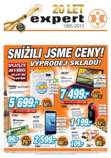 akční leták Expert elektro 23.12.2015-1.1.2016