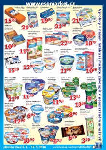 akční leták ESO MARKET 6.1.2016-17.1.2016