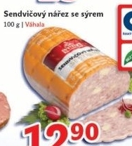 Narez sendvicovy se syrem vahala