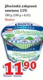 Smetana zakysana jihoceska madeta 11