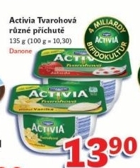 Dezert tvarohovy activia danone