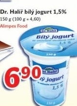 Jogurt bily dr halir