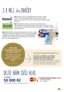 akční leták dm drogerie 31.12.2015-31.1.2016