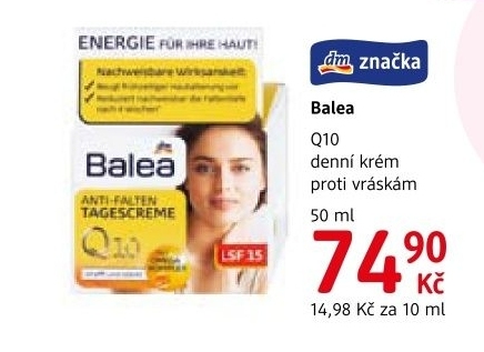 Krem pletovy denni proti vraskam q10 balea