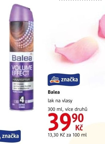 Lak na vlasy balea
