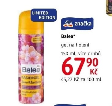 Gel na holeni damsky balea
