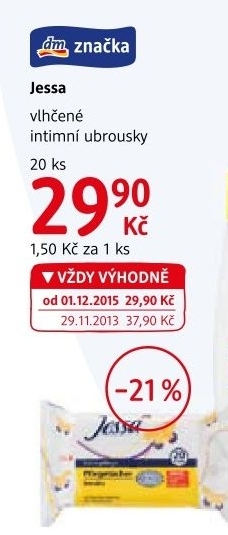 Ubrousky pro intimni hygienu jessa