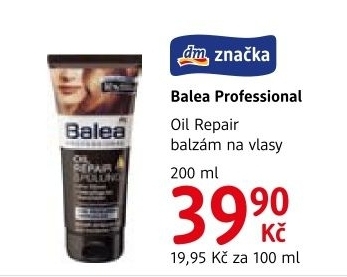Balzam na vlasy oil repair balea