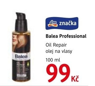 Olej na vlasy oil repair balea