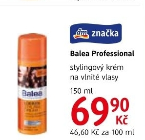 Stylingovy krem na vlnite vlasy professional balea
