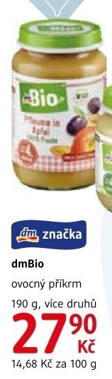Prikrm ovocny dm bio