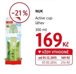 Lahev kojenecka aktive cup nuk