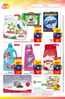 akční leták Teta drogerie 8.1.2016-16.1.2016