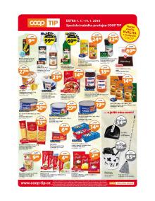 akční leták COOP 1.1.2016-14.1.2016