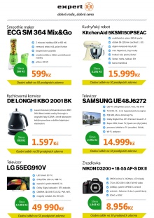 akční leták Expert elektro 8.1.2016-13.1.2016
