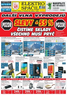 akční leták Elektro Spáčil 13.1.2016-26.1.2016