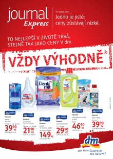 akční leták dm drogerie 13.1.2016-31.1.2016