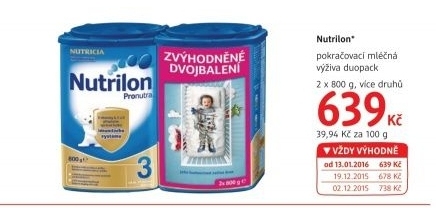 Kojenecke mleko nutrilon