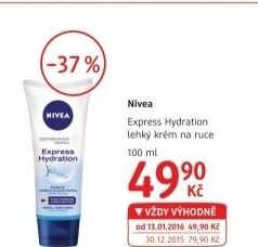 Krem lehky na ruce nivea express hydration