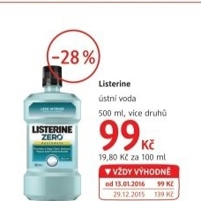 Ustni voda listerine