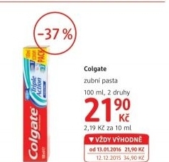 Pasta na zuby colgate