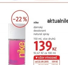 Deodorant parfemovany nike