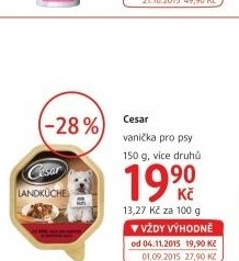 Pastika pro psy cesar