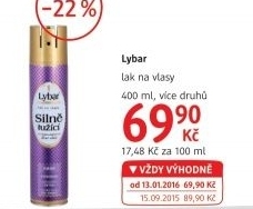 Lak na vlasy lybar