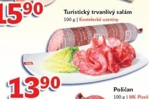Salam turisticky kostelecke uzeniny