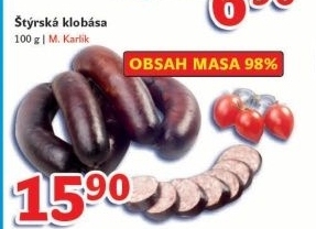 Klobasa styrska m karlik