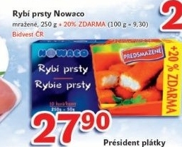 Rybi prsty predsmazene nowaco