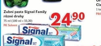 Pasta na zuby family signal