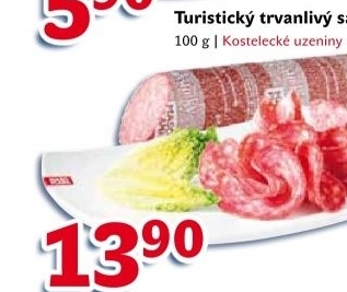 Salam turisticky kostelecke uzeniny