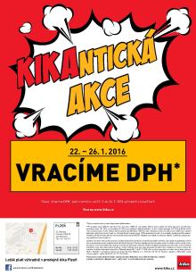 akční leták Kika nábytek 18.1.2016-31.1.2016