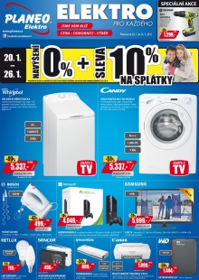 akční leták Planeo Elektro 20.1.2016-26.1.2016