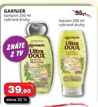 Sampon ultra doux natural garnier