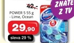 Wc blok tuhy power 5 domestos