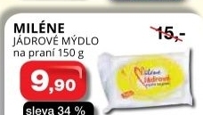 Mydlo na prani jadrove milene